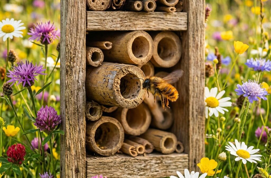 Insektenhotel bauen: ein kleiner Baustein für den Schutz der Wildbienen