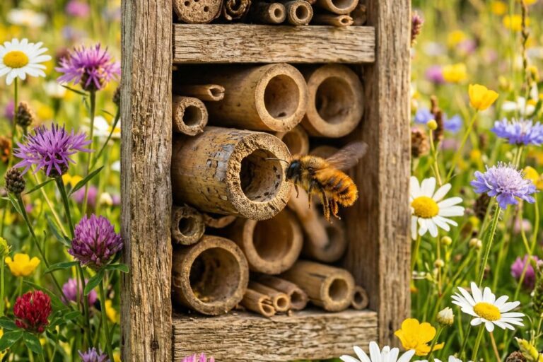 Insektenhotel bauen: ein kleiner Baustein für den Schutz der Wildbienen