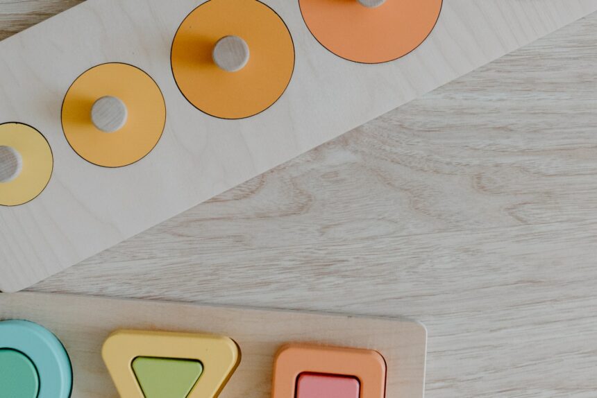 A Photo of Wooden Toys